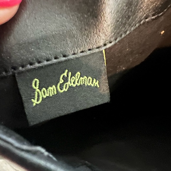 Sam Edelman Black Knee High Heeled Boots - Picture 3 of 3